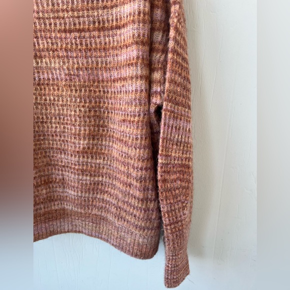 EVERLANE Cocoon Crew Neck Alpaca Sweater - Red Tonal (size XL) - Picture 8 of 13